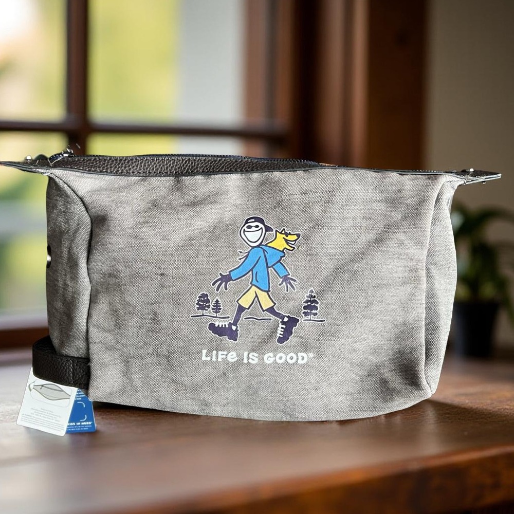 Life is Good Dopp Kit - Toiletry Bag - Travel Bag